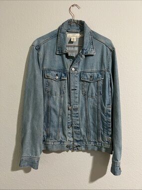H&M Light Wash Blue Denim Jacket